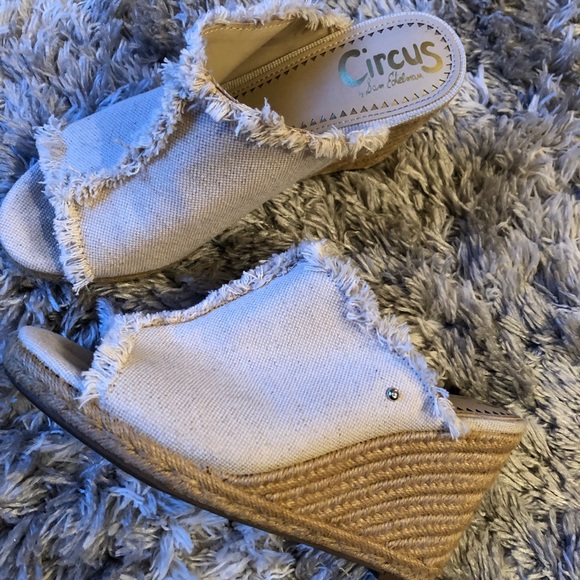 Sam Edelman circus Baker wedge sandal 9 - Picture 2 of 7